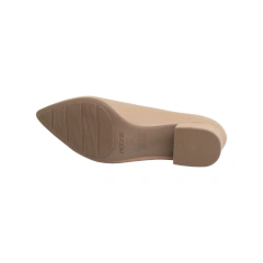 Sapato Scarpin Feminino Salto Bloco Baixo Modare Nude - comprar online