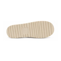 Tamanco Feminino Moleca Papete Slide Conforto Salto Off White - Paneza