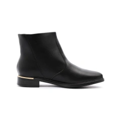 Bota Feminina Vizzano Cano Curto Confortável Zíper - Paneza