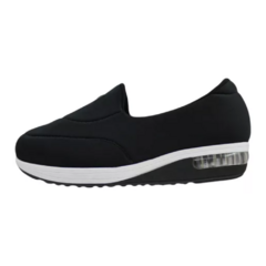 Tênis Casual Slip On Detalhe Modare Ultraconforto Preto na internet