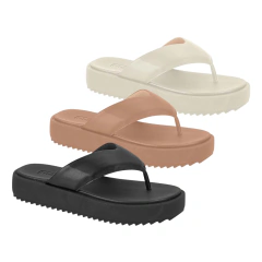 Tamanco Feminino Moleca Papete Slide Conforto Salto - comprar online