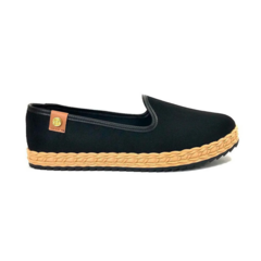 Sapatilha Slip On Feminina Moleca Conforto Alpargata Preta - comprar online
