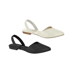 Sandália Feminina Slingback Beira Rio Conforto Bico Fino - comprar online