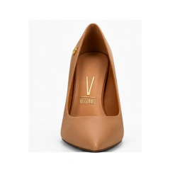 Imagem do Sapato Feminino Vizzano Scarpin Salto Alto Bico Fino Camel