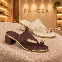 Tamanco Salto Bloco Casual Fivela Dourada Feminino Beira Rio - comprar online