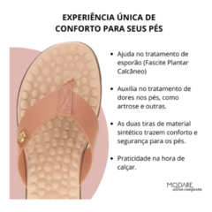 Tamanco Chinelo Ortopédico Modare Ultra Conforto Nude - loja online