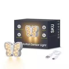 Luz LED Forma de Borboleta - Luz Noturna Stick-On - loja online