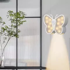 Luz LED Forma de Borboleta - Luz Noturna Stick-On - EvessenceDecor