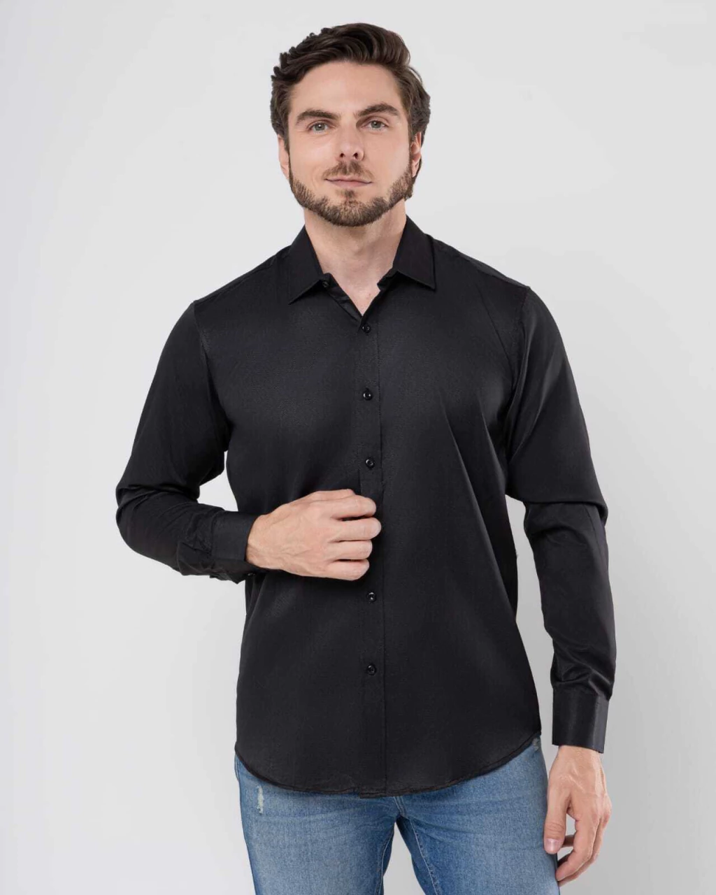 Camisa Social Preta