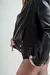 Campera simil cuero con detalles metalicos mao doble - comprar online