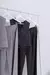 Pantalon wide leg melange pinzado - paogiovini