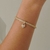 Bracelete Delicado Joia Cravejado Com Coração - comprar online