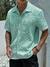 Imagem do Manfinity Homme Camisa Solta Masculina Com Botão De Cor Sólida