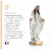 GESSO - NOSSA SENHORA DAS GRAÇAS CLÁSSICA PEROLIZADA - 20CM na internet