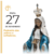 GESSO - NOSSA SENHORA DAS GRAÇAS DOURADA COM COROA DE METAL - 30CM - Imagens Petrini