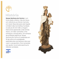 RESINA - NOSSA SENHORA DO CARMO - 30CM - na internet