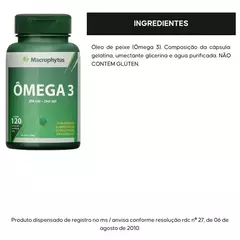 Ômega 3 com 120 capsulas - Macrophytus na internet