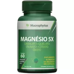 Magnésio 5x com 60 cápsulas - Macrophytus - comprar online
