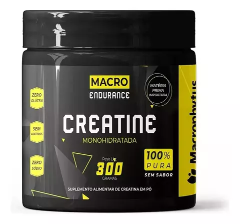 Creatina Monohidratada 100% Pura 300g- Macrophytus - comprar online