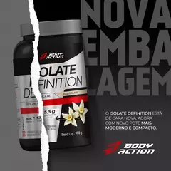 Whey Isolate Definition 27g por dose 900g Sabor Baunilha -bodyaction - comprar online