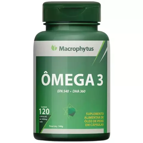 Ômega 3 com 120 capsulas - Macrophytus