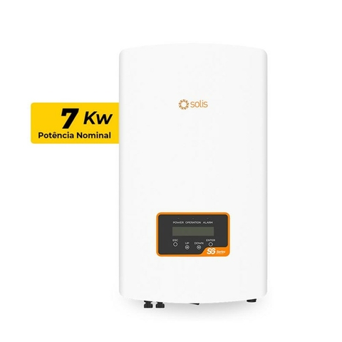 INVERSOR DE CORRENTE MONOFASICO 2MPPT 220V 7KW SOLIS
