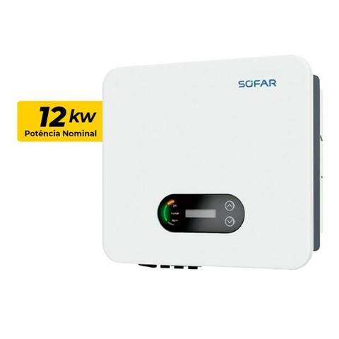 INVERSOR DE CORRENTE TRIFASICO 2MPPT 380V 12KW SOFAR