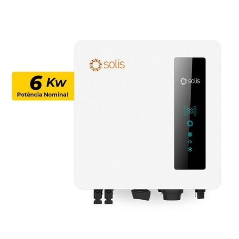 INVERSOR DE CORRENTE MONOFASICO 2MPPT 220V 6KW SOLIS
