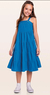 Fakini Kids - Vestido Midi Azul
