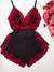 Baby doll Nyx - Preto c/Vermelho - comprar online