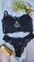 Conjunto Lingerie Natasha - Preto - comprar online
