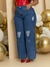 Calça Wid Leg Plus Size 46 ao 56 Pantalona Cintura Alta na internet