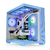 GABINETE GAMER TT VIEW 380 TG ARGB MID TOWER HYDRANGEA BLUE 4 FANS CA-1Z2-00MFWN-00
