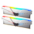 MEMORIA 32GB 5600U DDR5 (16GB X 2) SHADOW RGB C40 SILVER NETAC NTSRD5P56DP-32S - comprar online