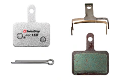 Pastilha para Freio à Disco SwissStop 15 E - Shimano Deore BR-MT410, Deore BR-M575, Deore BR-M525, Deore BR-M515, Deore BR-T615, LX BR-T675, Alivio BR-M4050, Acera BR-M3050, Altus BR-M375, Altus BR-M365, Altus BR-M315, BR-M506, BR-M505, BR-MT500, BR-M495, BR-M486, BR-M485, BR-M475, BR-M465, BR-M447, BR-M446, BR-M445, BR-M416, BR-M415, BR-MT400, BR-M395, BR-M355, BR-M200, TRP Hylex, HY/RD, Spyre SLC, Spyre, Spyke, Dash Sport, Tektro Orion SL HD-M740, Orion HD-M730, Orion HD-M725, Gemini SL HD-M520 / M521, Gemini HD-M500 / M501, Gemini HD-M510, Draco2 HD-M352, HDC330 HD-M330, Auriga HD-M290 / M291, Auriga HD-T530, Auriga HD-T525, Auriga HD-E530, Auriga HD-E525, Auriga HD-E520, Auriga HD-E500, Aquila MD-M500, Aries MD-M300, Mira MD-C400, Volans HD-T710, Vela HD-T290, Dorado HD-E715, HD-R280, MD-M280, HD-M282, HD-M285/286, HD-T285/T286, QUAD Disc Brake - comprar online