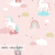 Papel de Parede Unicornio cor Rosa 10 Metros - comprar online