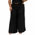 Calça feminina wide leg cos alto duna liso - Leea Desire