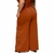 Calça feminina wide leg cos alto duna liso na internet