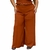 Calça feminina wide leg cos alto duna liso - Leea Desire