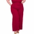 Calça feminina wide leg cos alto duna liso