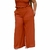 Calça feminina wide leg cos alto duna liso - loja online