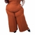 Calça feminina wide leg cos alto duna liso - Leea Desire