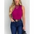Blusa Tricot Garrafinha Gola Alta Canelado - comprar online