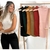 Blusa Tricot Garrafinha Gola Alta Canelado - loja online
