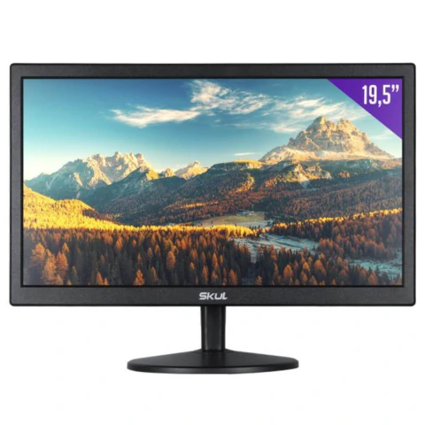 MONITOR SKUL 19,5" OFFICE LED 5Ms HDMI/VGA - SM1955MS