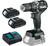 Taladro Percutor Inalambrico Brushless 18v Makita + Baterias