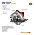 Sierra Circular Lusqtoff 1500w Disco 7 1/4 184 Mm Csl1500-8 - Tiendanext