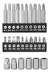 Taladro Atornillador Percutor Bateria 20v Puntas Mecha Llave