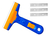 Scraper Espatula Removedora De Vidrio Wadfow Con 4 Cuchillas - comprar online