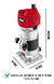 Imagen de Fresadora Router Tupi De Mano Omaha Fr530 530w 1/4 PuLG